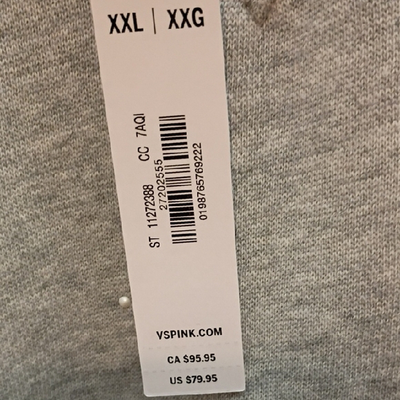 PINK Victoria's Secret Gray Sweatshirt - Picture 6 of 8